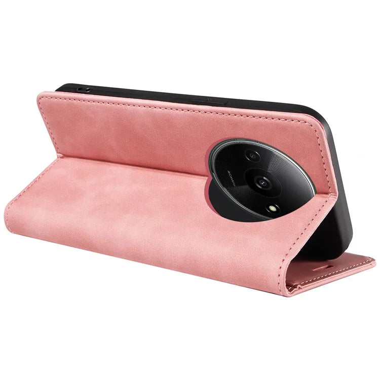 BETOPNICE 003 For Xiaomi Redmi A3 / Poco C61 4G Case RFID Blocking Wallet Leather+TPU Phone Protector