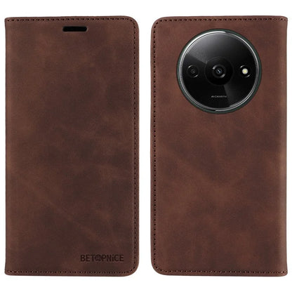 BETOPNICE 003 For Xiaomi Redmi A3 / Poco C61 4G Case RFID Blocking Wallet Leather+TPU Phone Protector