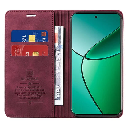 BETOPNICE 003 For Realme 12+ 5G / Narzo 70 Pro 5G Magnetic Case Card Slots RFID Blocking Phone Cover