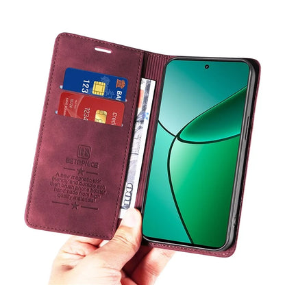BETOPNICE 003 For Realme 12+ 5G / Narzo 70 Pro 5G Magnetic Case Card Slots RFID Blocking Phone Cover