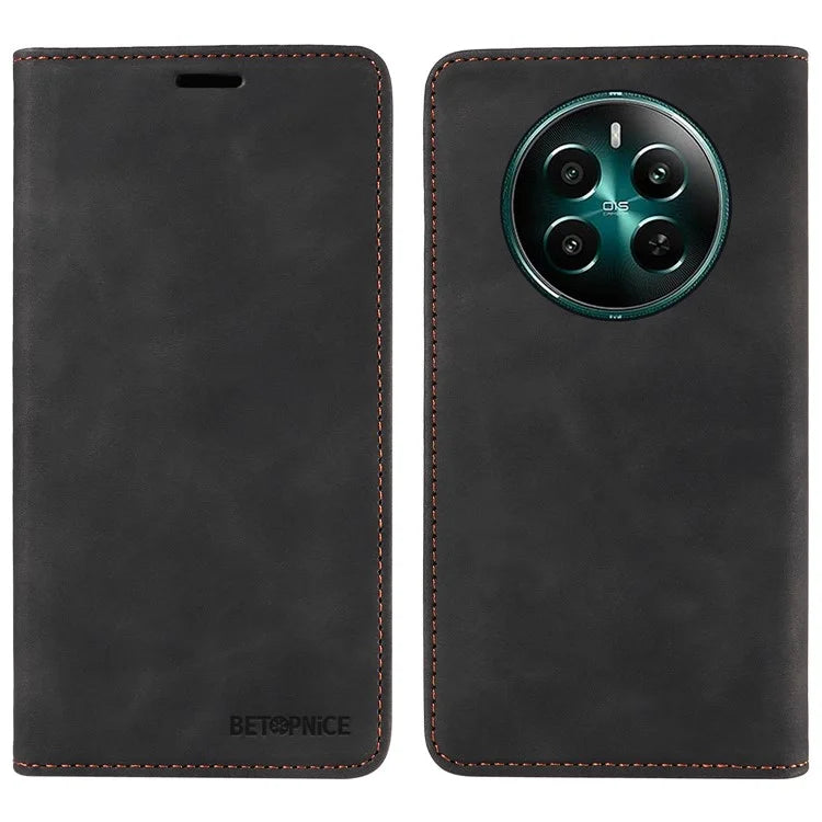 BETOPNICE 003 For Realme 12+ 5G / Narzo 70 Pro 5G Magnetic Case Card Slots RFID Blocking Phone Cover
