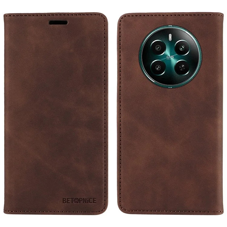 BETOPNICE 003 For Realme 12+ 5G / Narzo 70 Pro 5G Magnetic Case Card Slots RFID Blocking Phone Cover