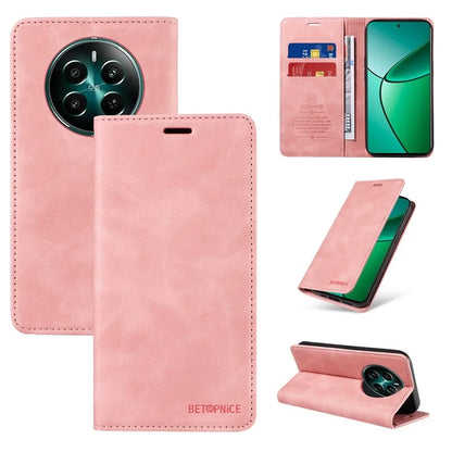 BETOPNICE 003 For Realme 12+ 5G / Narzo 70 Pro 5G Magnetic Case Card Slots RFID Blocking Phone Cover