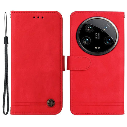 For Xiaomi 14 Ultra Phone Case Flip Leather+TPU Cover with Magnetic Clasp