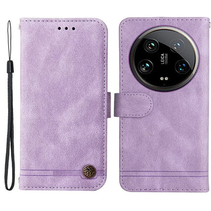 For Xiaomi 14 Ultra Phone Case Flip Leather+TPU Cover with Magnetic Clasp