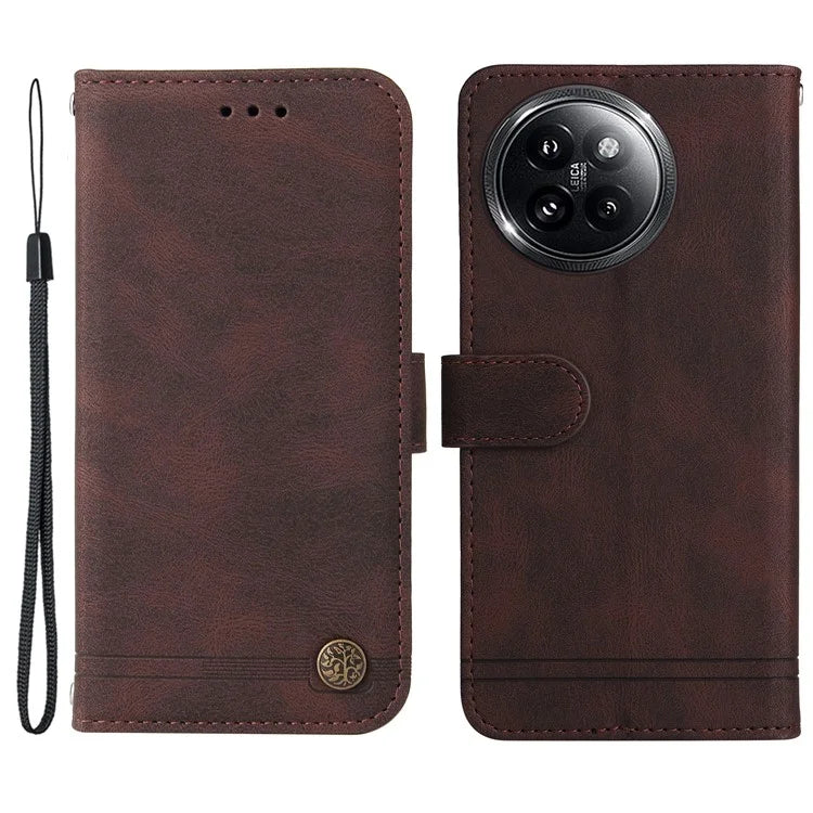 For Xiaomi Civi 4 Pro 5G / 14 Civi 5G Case Skin-Touch Leather Wallet Flip Phone Cover