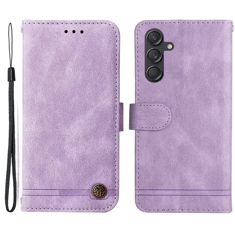 For Samsung Galaxy M55 5G / C55 5G / F55 5G Wallet Case PU Leather Shock Absorbing Phone Cover