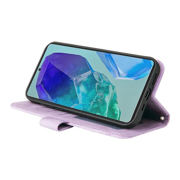 For Samsung Galaxy M55 5G / C55 5G / F55 5G Wallet Case PU Leather Shock Absorbing Phone Cover
