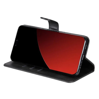 For Xiaomi Civi 4 Pro 5G / 14 Civi 5G Case Stand Calf Texture Anti-Dust Phone Cover with Zipper Pocket