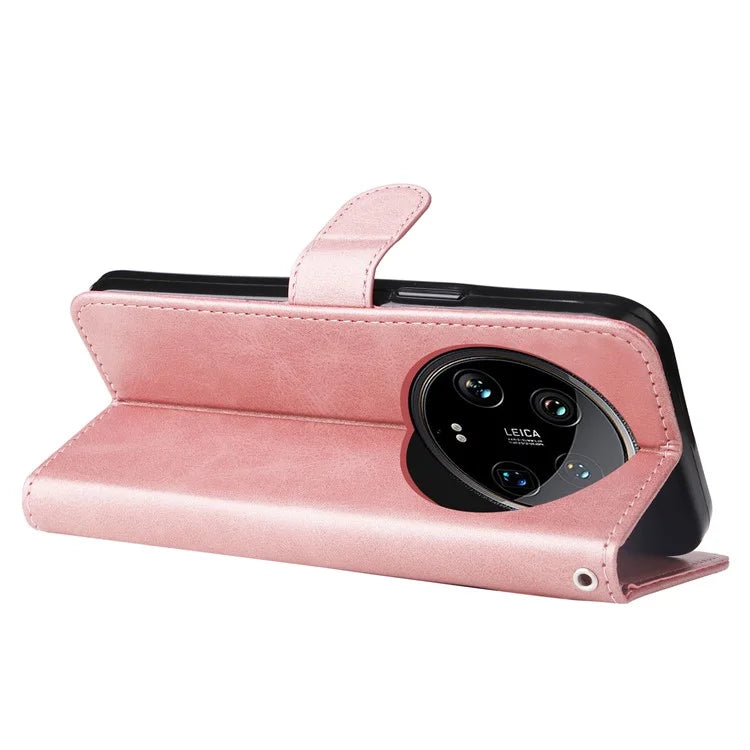 For Xiaomi 14 Ultra Case Calf Texture Zipper Wallet PU Leather Protective Phone Cover