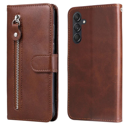 For Samsung Galaxy M55 5G / C55 5G / F55 5G Case Calf Texture Zipper Pocket Wallet Mobile Phone Cover