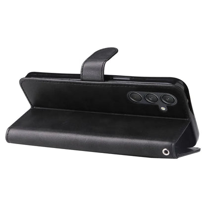 For Samsung Galaxy M55 5G / C55 5G / F55 5G Case Calf Texture Zipper Pocket Wallet Mobile Phone Cover