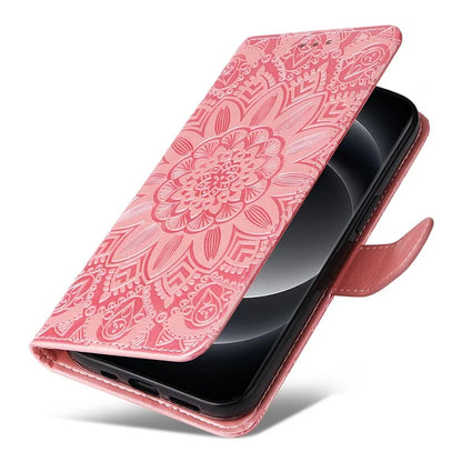 For Xiaomi 14 Ultra Case Imprinted PU Leather Stand Phone Cover with Wrist Strap