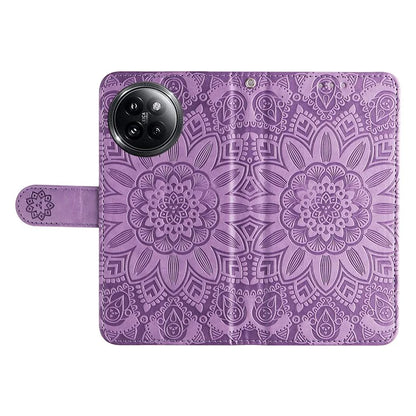 For Xiaomi Civi 4 Pro 5G / 14 Civi 5G Case Imprinted Sunflower Wallet Style Smart Phone Cover