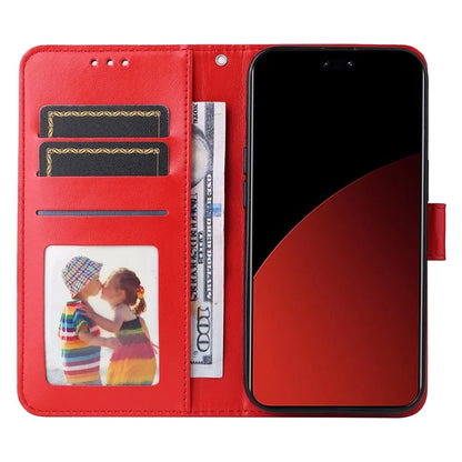For Xiaomi Civi 4 Pro 5G / 14 Civi 5G Case Imprinted Sunflower Wallet Style Smart Phone Cover