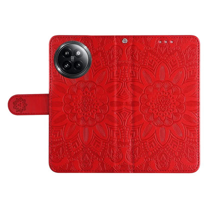For Xiaomi Civi 4 Pro 5G / 14 Civi 5G Case Imprinted Sunflower Wallet Style Smart Phone Cover