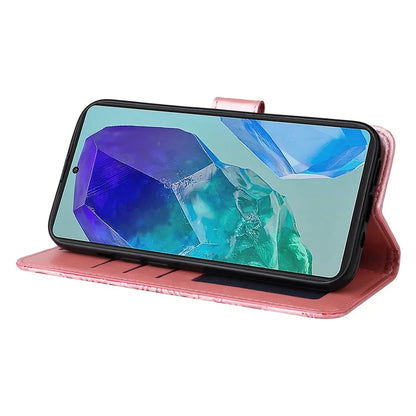 For Samsung Galaxy M55 5G / C55 5G / F55 5G Leather Case Wallet Stand Sunflower Phone Cover