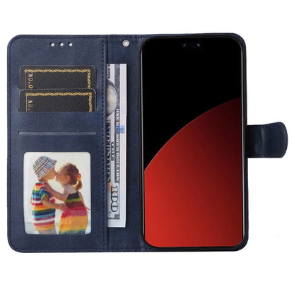 For Xiaomi Civi 4 Pro 5G / 14 Civi 5G Case 3 Slots Holder Leather Phone Wallet Cover with Hand Strap