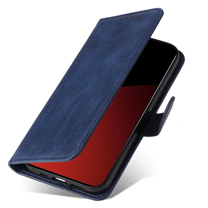 For Xiaomi Civi 4 Pro 5G / 14 Civi 5G Case 3 Slots Holder Leather Phone Wallet Cover with Hand Strap