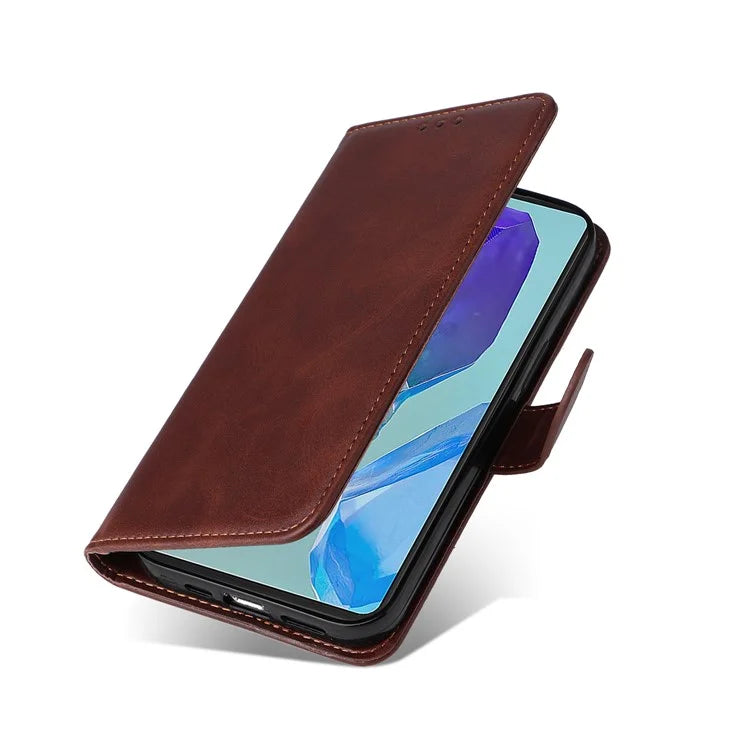 For Samsung Galaxy M55 5G / C55 5G / F55 5G Leather Case with 3 Card Slots Holder Mobile Phone Cover