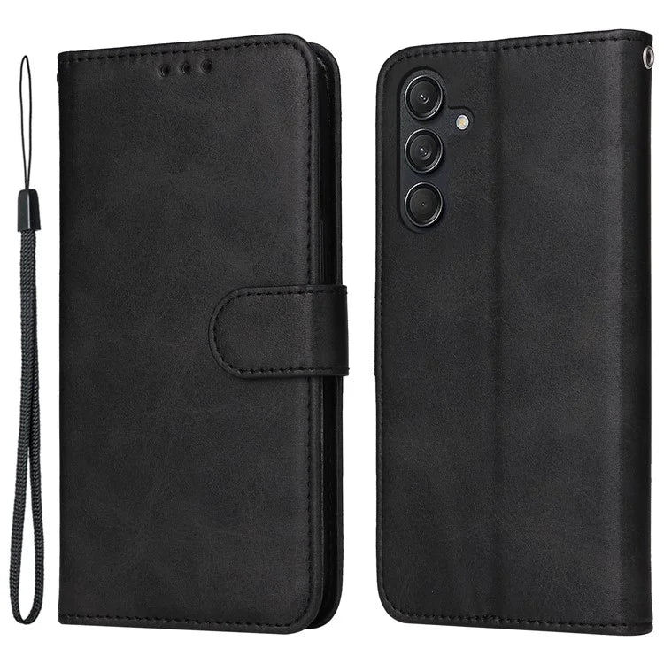 For Samsung Galaxy M55 5G / C55 5G / F55 5G Leather Case with 3 Card Slots Holder Mobile Phone Cover