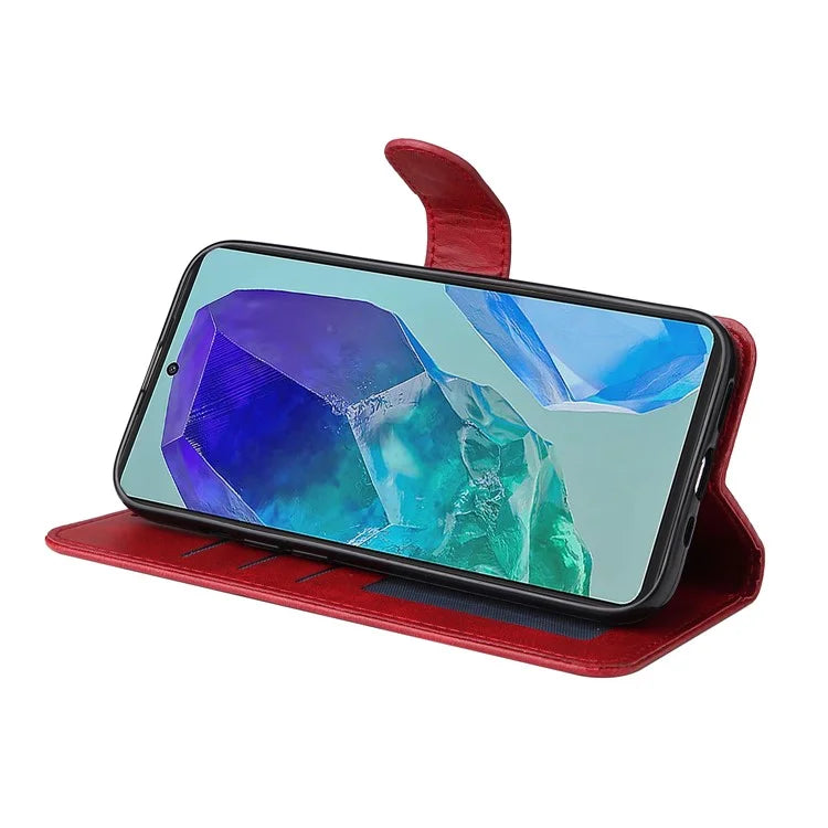 For Samsung Galaxy M55 5G / C55 5G / F55 5G Leather Case with 3 Card Slots Holder Mobile Phone Cover