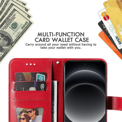 For Xiaomi 14 Ultra Wallet Case Flower Imprinted Leather Phone Cover