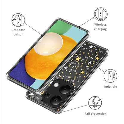 For Xiaomi Redmi Note 13 Pro 4G / Poco M6 Pro 4G Case Pattern Printed TPU Slim Phone Cover