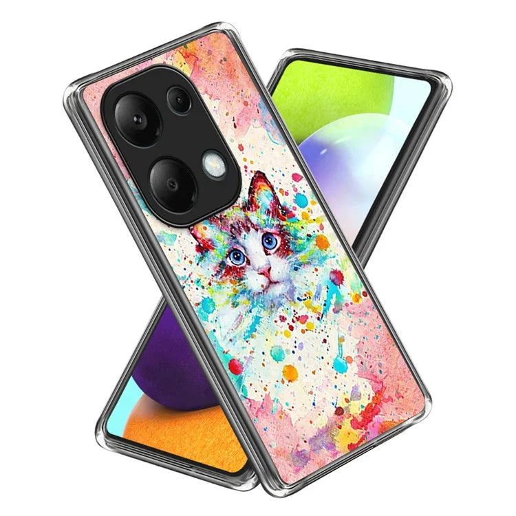 For Xiaomi Redmi Note 13 Pro 4G / Poco M6 Pro 4G Case Pattern Printed TPU Slim Phone Cover