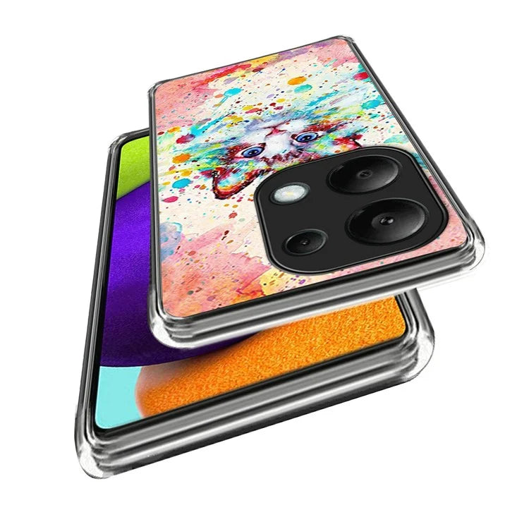 For Xiaomi Redmi Note 13 Pro 4G / Poco M6 Pro 4G Case Pattern Printed TPU Slim Phone Cover