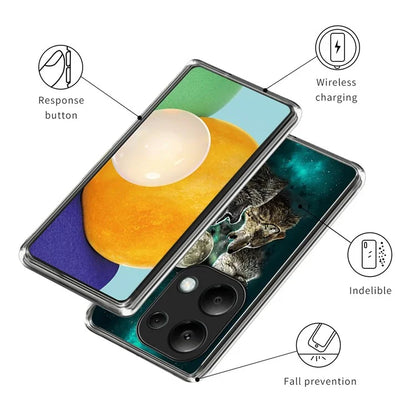 For Xiaomi Redmi Note 13 Pro 4G / Poco M6 Pro 4G Case Pattern Printed TPU Slim Phone Cover