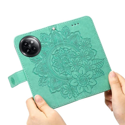 For Xiaomi Civi 4 Pro 5G / 14 Civi 5G Case Imprinted Flower Pattern Card Holder Phone Cover