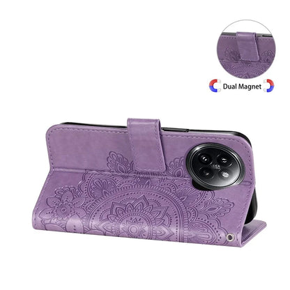 For Xiaomi Civi 4 Pro 5G / 14 Civi 5G Case Imprinted Flower Pattern Card Holder Phone Cover