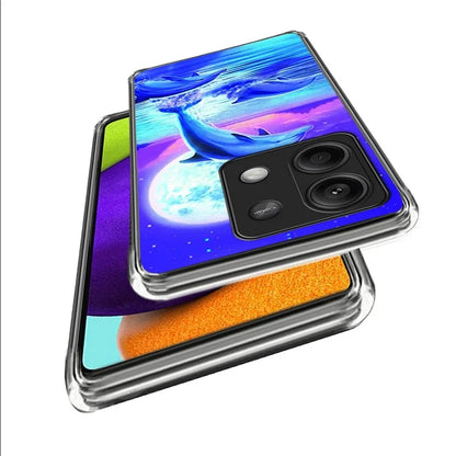 For Xiaomi Redmi Note 13 5G Case Pattern Printing Anti-scratch Phone TPU Cover
