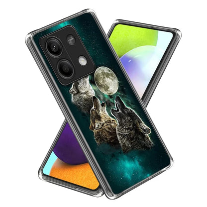For Xiaomi Redmi Note 13 5G Case Pattern Printing Anti-scratch Phone TPU Cover