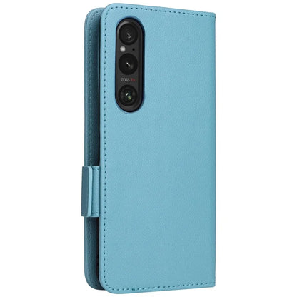 For Sony Xperia 1 VI Case with Hand Strap Litchi Texture Stand Phone Cover