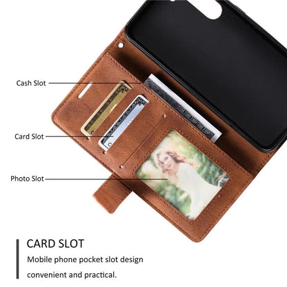 For Samsung Galaxy S23 Case Imprinted Lines Leather Cover with Wallet Stand