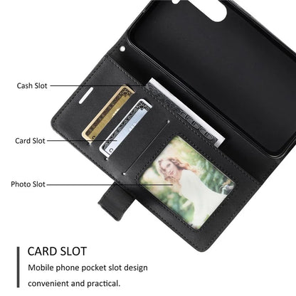 For Samsung Galaxy S23 Case Imprinted Lines Leather Cover with Wallet Stand