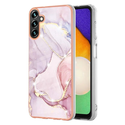 YB IMD Series-2 For Samsung Galaxy A55 5G Case Marble Pattern IMD TPU Phone Shell