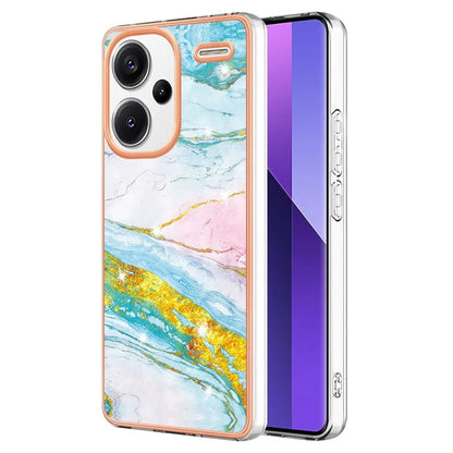 YB IMD Series-2 For Xiaomi Redmi Note 13 Pro+ 5G TPU Case Marble Pattern Shockproof Phone Cover