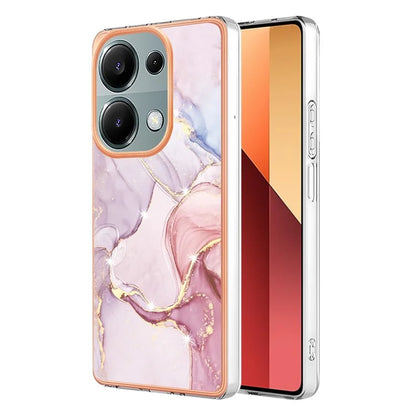 YB IMD Series-2 For Xiaomi Redmi Note 13 Pro 4G / Poco M6 Pro 4G Phone Case Marble Pattern Protective TPU Cover