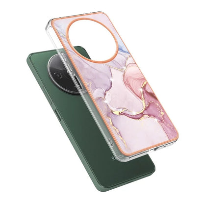 YB IMD Series-2 For Xiaomi Redmi A3 / Poco C61 4G Case Marble Pattern IMD TPU Phone Cover