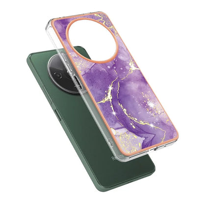 YB IMD Series-2 For Xiaomi Redmi A3 / Poco C61 4G Case Marble Pattern IMD TPU Phone Cover