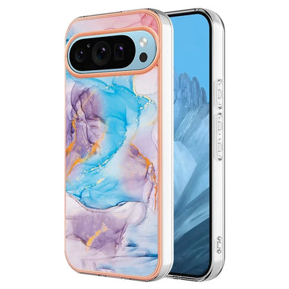YB IMD Series-1 For Google Pixel 9 / Pixel 9 Pro Case IMD TPU Phone Cover Electroplating Edge