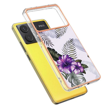 YB IMD Series-1 For Xiaomi Poco X6 Pro 5G / Redmi K70E 5G Electroplated Case with Marble Pattern