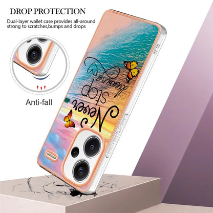 YB IMD Series-1 For Xiaomi Redmi Note 13 Pro+ 5G Phone Case Electroplating Soft TPU Cover