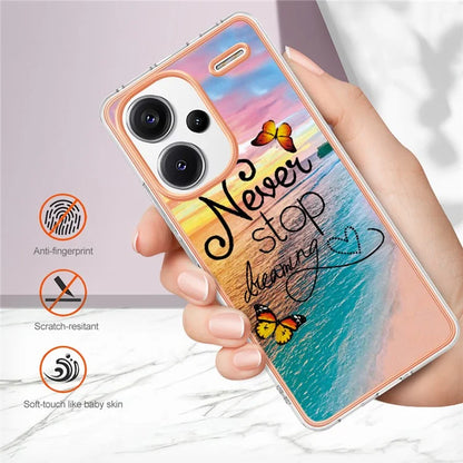 YB IMD Series-1 For Xiaomi Redmi Note 13 Pro+ 5G Phone Case Electroplating Soft TPU Cover