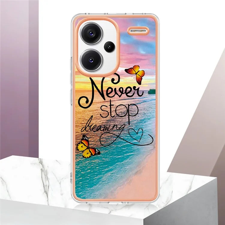 YB IMD Series-1 For Xiaomi Redmi Note 13 Pro+ 5G Phone Case Electroplating Soft TPU Cover