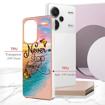YB IMD Series-1 For Xiaomi Redmi Note 13 Pro+ 5G Phone Case Electroplating Soft TPU Cover
