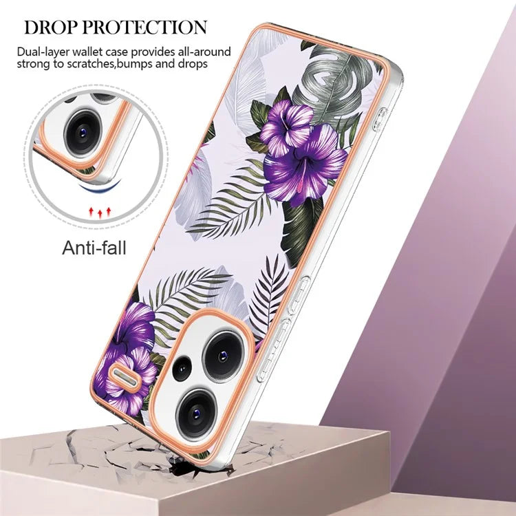 YB IMD Series-1 For Xiaomi Redmi Note 13 Pro+ 5G Phone Case Electroplating Soft TPU Cover